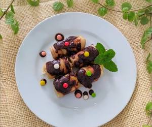 Praktis, Bikin 217. Pisang Panggang Gulung Lezat Mantap