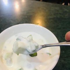 A picture of Cucumber Raita.