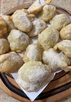 Una foto de Buñuelos de manzana