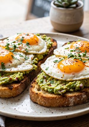 Una foto de 🍳 Tostadas Power de Aguacate y Huevos (30g de Proteína en 10 Minutos)