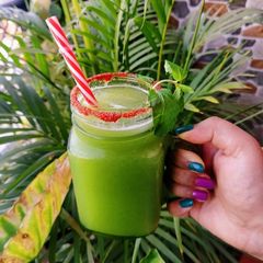 A picture of Raw Mango Drink | Green Mango Juice | Tasty Mug Recipe.