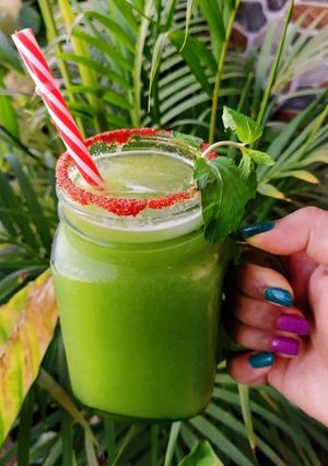 A picture of Raw Mango Drink | Green Mango Juice | Tasty Mug Recipe.