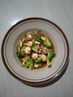 Foto resep Tumis Brokoli udang