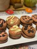Narancsos csokoládés ganache-val töltött Macaron 🤍