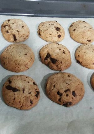 Una foto de Galletas con pepitas de chocolate