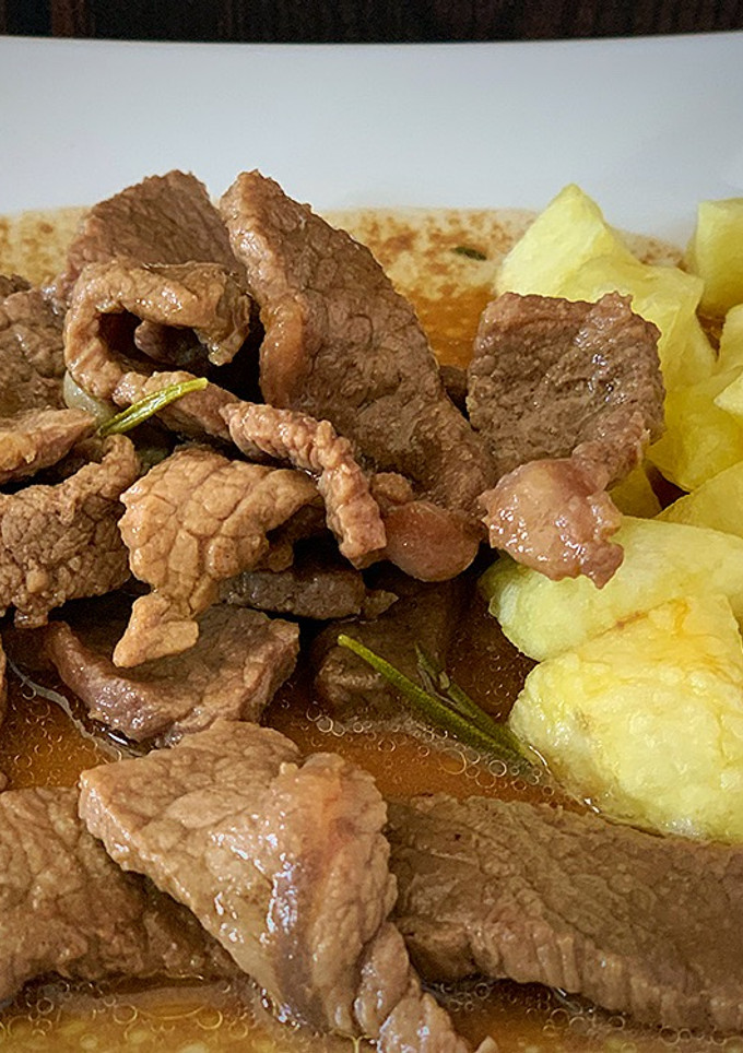 Una foto de Tiras de ternera aromatizadas