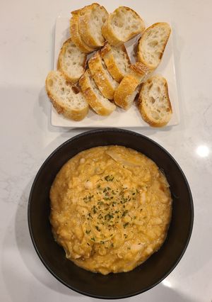 A picture of Fasole Frecată (Refried Beans).