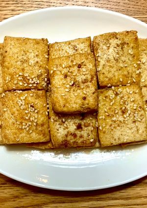 椒鹽豆腐 的食譜成品照片