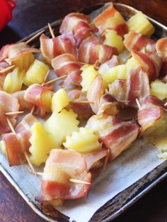 Una foto de Patatas envueltas en bacon