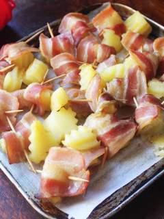 Una foto de Patatas envueltas en bacon