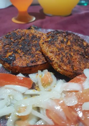 Una foto de Hamburguesas de zanahoria