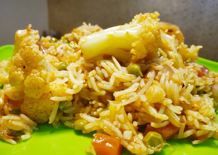 Recipe of Speedy Peas,Carrot, cauliflower pulao