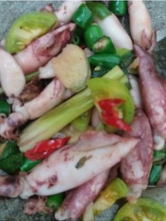 Foto resep Cumi Oseng Cabe Ijo