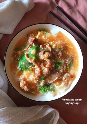 Foto resep Kwetiauw siram daging slice🥘