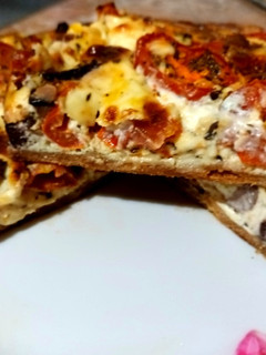 Una foto de Tarta Caprese Integral 💯👌😋