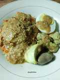 829. Pecel Wortel Ayam Rebus Marinasi ~ Salad Indonesia
