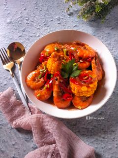 Foto resep Udang Saos Asam Manis