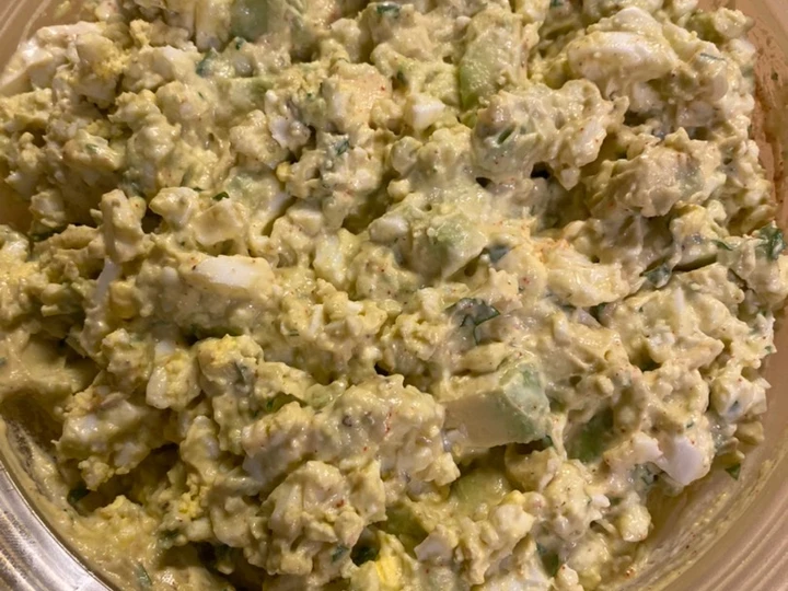 Recipe Delicious Avocado Egg Salad which So Delicious