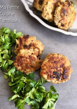Une photo de Galettes de pain rassis au fromage