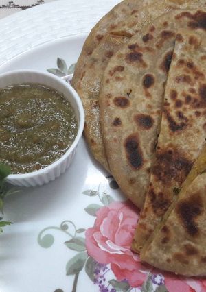 A picture of Leftover Dal Paratha.