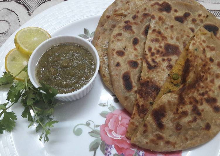 Leftover Dal Paratha