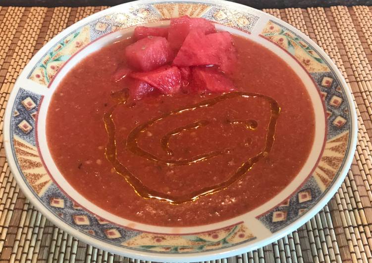 Gazpacho con sandía