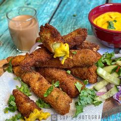 Kolkata Style Fish Fingers A picture of Kolkata Style Fish Fingers.
