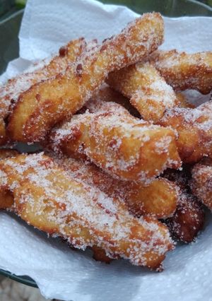 Una foto de Churros sin churrera. Facilísimos
