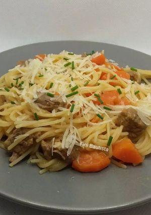 Foto principal de Pasta de espaguetis finos al estilo gallego