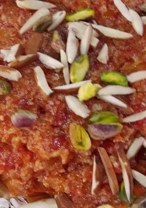 A picture of Gajar ka halwa.