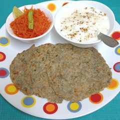 Cauliflower Bajra Rotis - a sumptuous platter A picture of Cauliflower Bajra Rotis - a sumptuous platter.