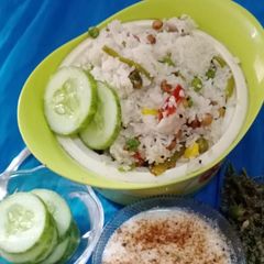 Moti pulao A picture of Moti pulao.