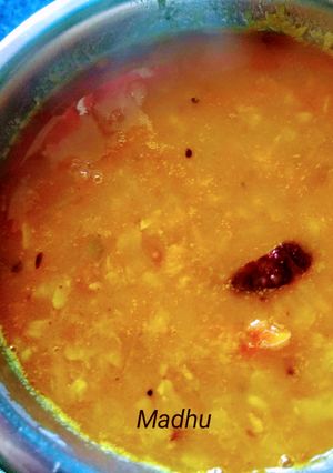 A picture of Moong Masoor Dal Masala.