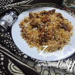 A picture of Prawn Dum Biryani.