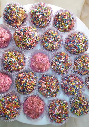 Una foto de Trufas de vainilla
