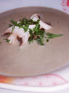 Una foto de Crema de champiñones a la Alexito