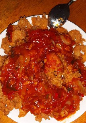 Foto resep Udang goreng tepung asam manis