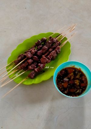 Foto resep Sate Daging kurban (kambing)