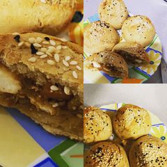 Chilli paneer buns A picture of Chilli paneer buns.