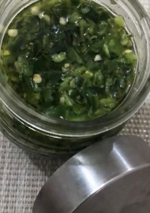 صورة لوصفة معبوج الفلفل الأخضر