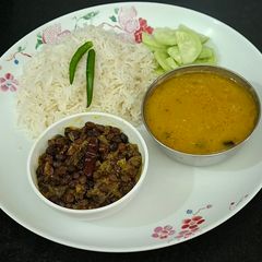 A picture of Sukha Ghugni in Bihari Style/ Kala Chana Ghugni Without Spices in 15 minutes.