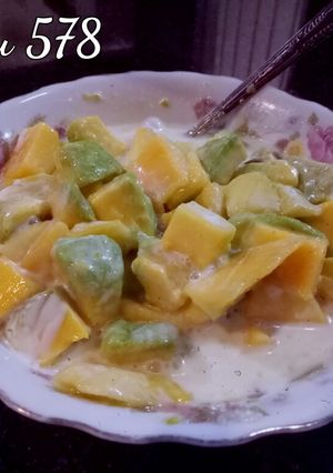 Foto resep Alpukat,mangga santan