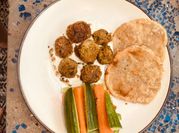 A picture of falafel using canned chickpeas