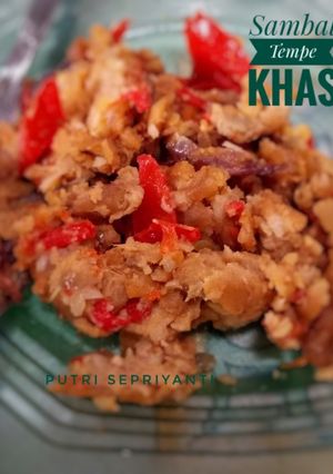 Foto resep Sambal Tempe Khas #bikinramadanberkesan