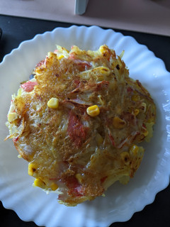 蟹柳煎薯餅 的食譜成品照片