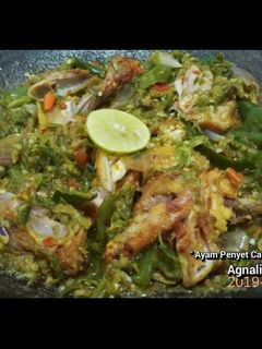 Foto resep "Ayam Penyet Cabe Hijau"