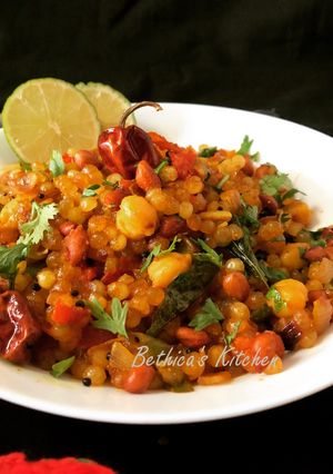 A picture of Sabudana Khichdi.