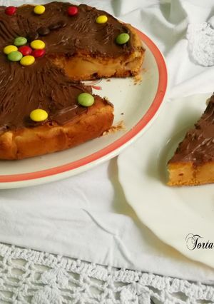 Foto di Torta brisè con zucca mele e nutella