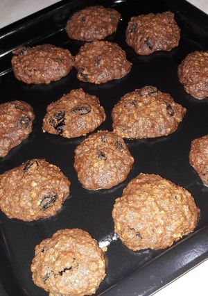 Foto resep Raisin oatmeal cookies