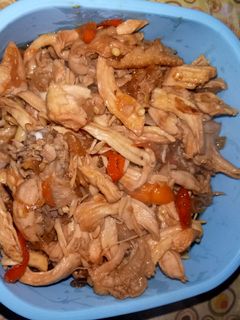 Foto resep Tumis ayam suwir